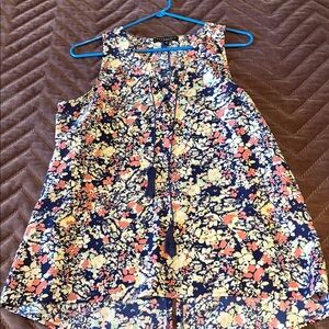 Sanctuary Multicolor Floral sleeveless Top